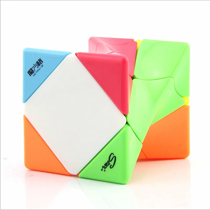 QiYi MoFangGe twisty skew cube QIYI переплетенный магический куб Speed игрушки волшебные кубики