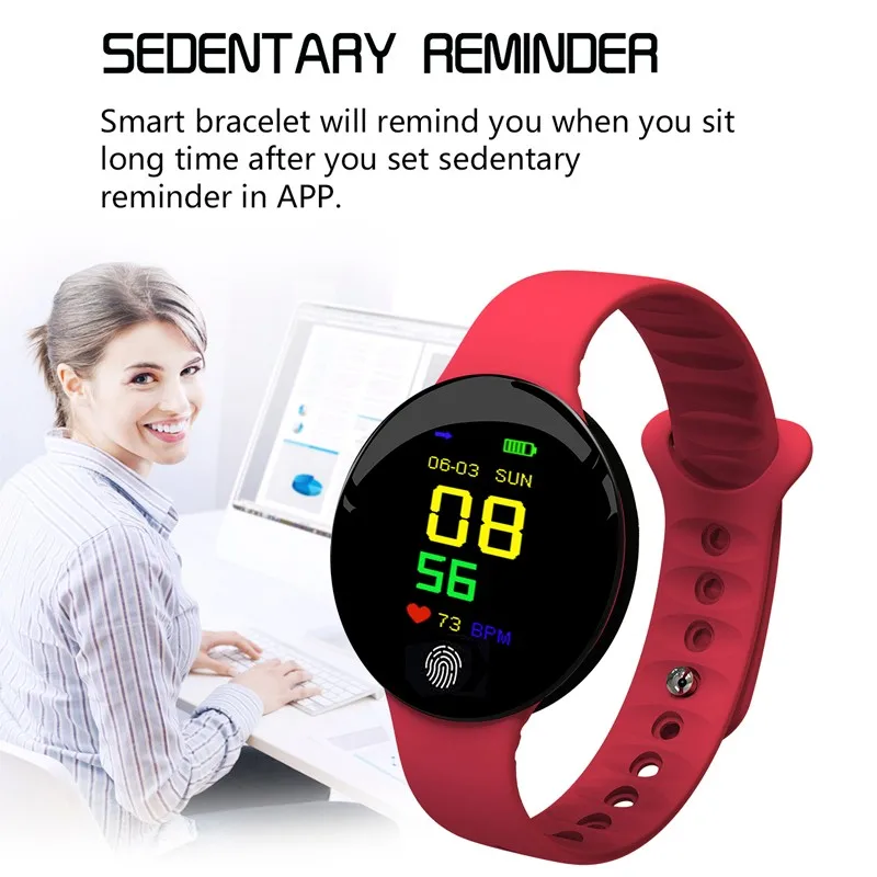 Смарт браслет для женщин/мужчин водонепроницаемые часы с трекером сердечного