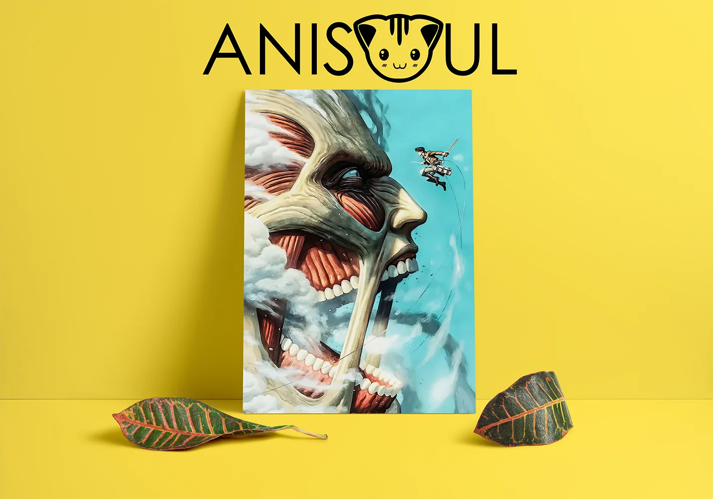 Poster anime &quotShingeki no Kyojin&quot формат А3 А2 А1 А0 | Дом и сад