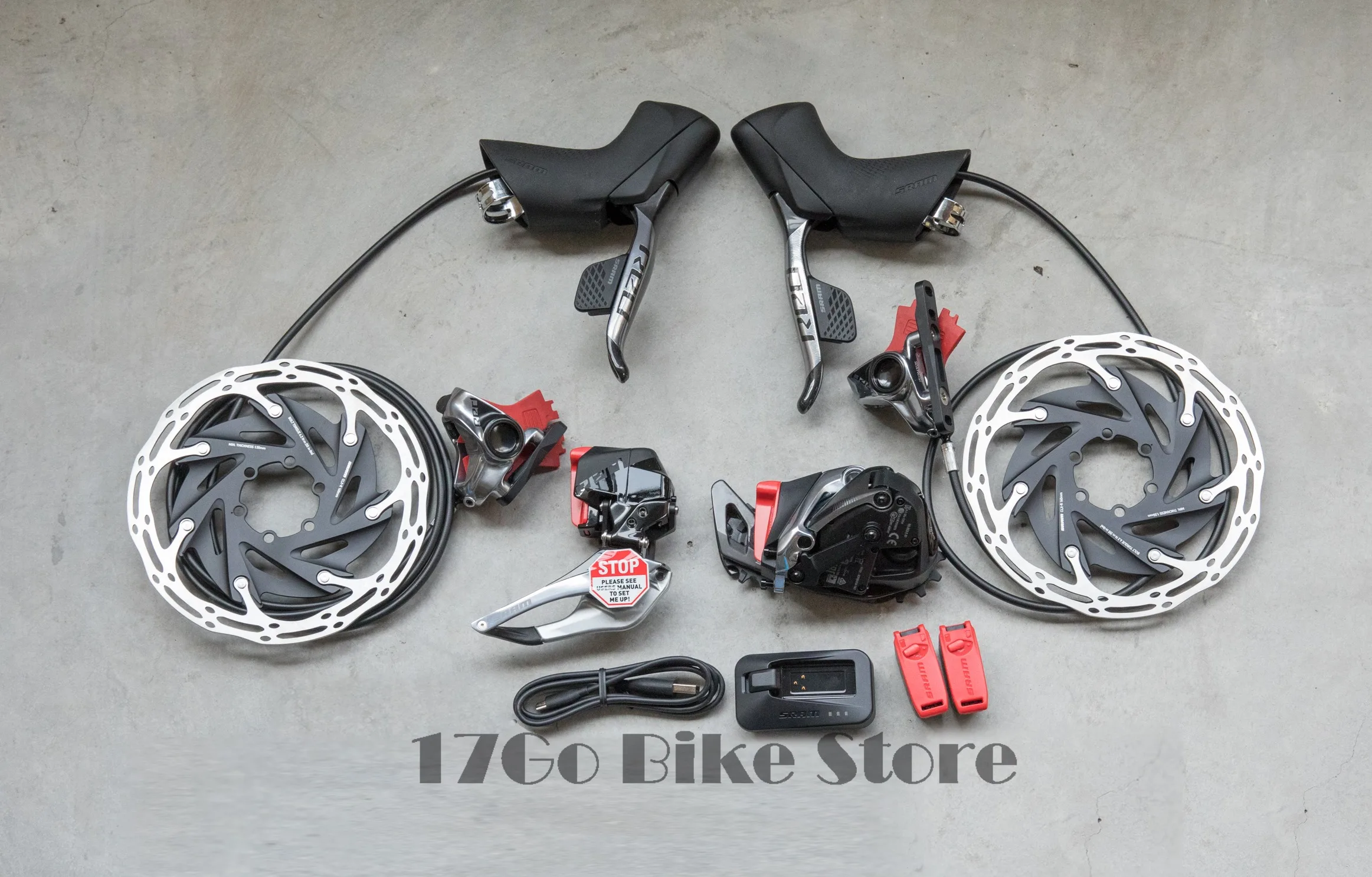 SRAM 2019 красный eTap AXS 2x12 speed Elektronic комплект плоское крепление дорожный