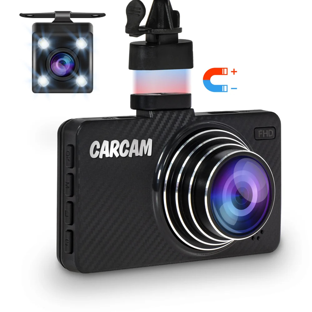 Автомобильный Full HD видеорегистратор CARCAM D5 с доп. HD-камерой | Автомобили и