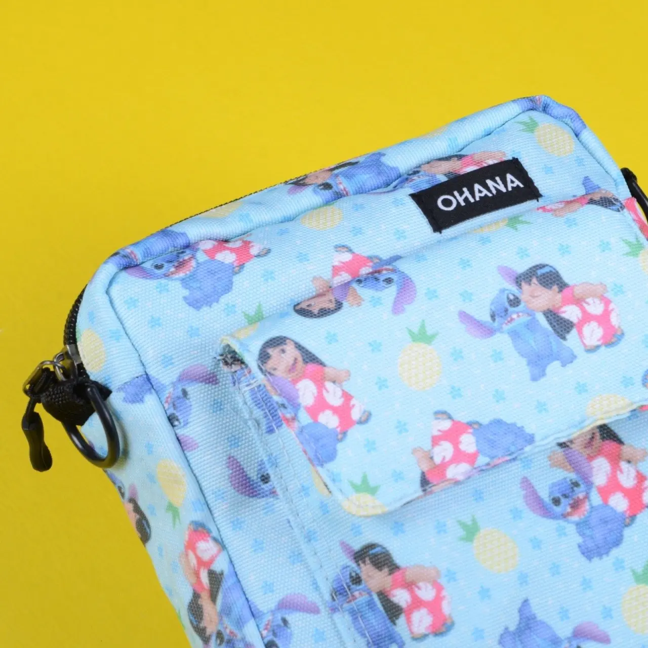 

NOXU OHANA Mini Bag Stic Blue Hawaii Unisex Cartoon Lilo Kids Man Woman 2021