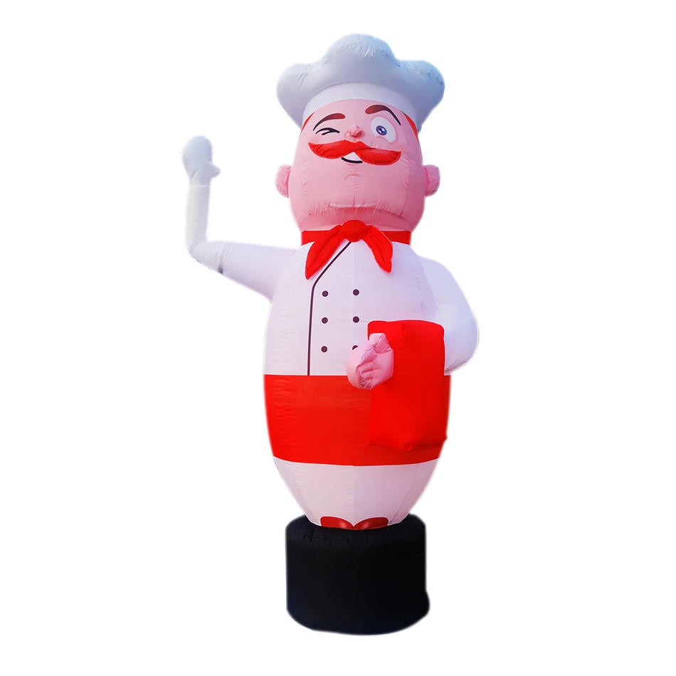 Air Dancers Sky Tubeman Dancer Inflatables Cook Man Welcome Promotion Balloon Advertising Wave hands Chef for Restaurants Store