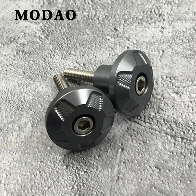 Titanium Для SYM CRUISYM150 180 300 JOYMAX Z300 CNC аксессуары для мотоциклов переднее крыло Рамка слайдер винт болт защита вилки 6 мм - Цвет: Titanium