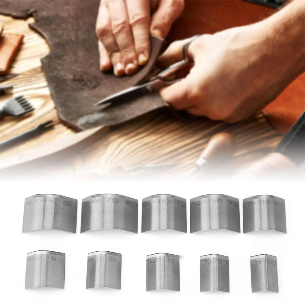 10 шт./кор. кожаный бумажник угловой край Триммер ручной работы ремень угловых