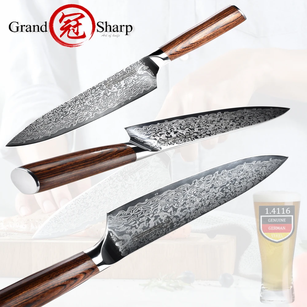 Профессиональный нож шеф-повара из нержавеющей стали | Дом и сад