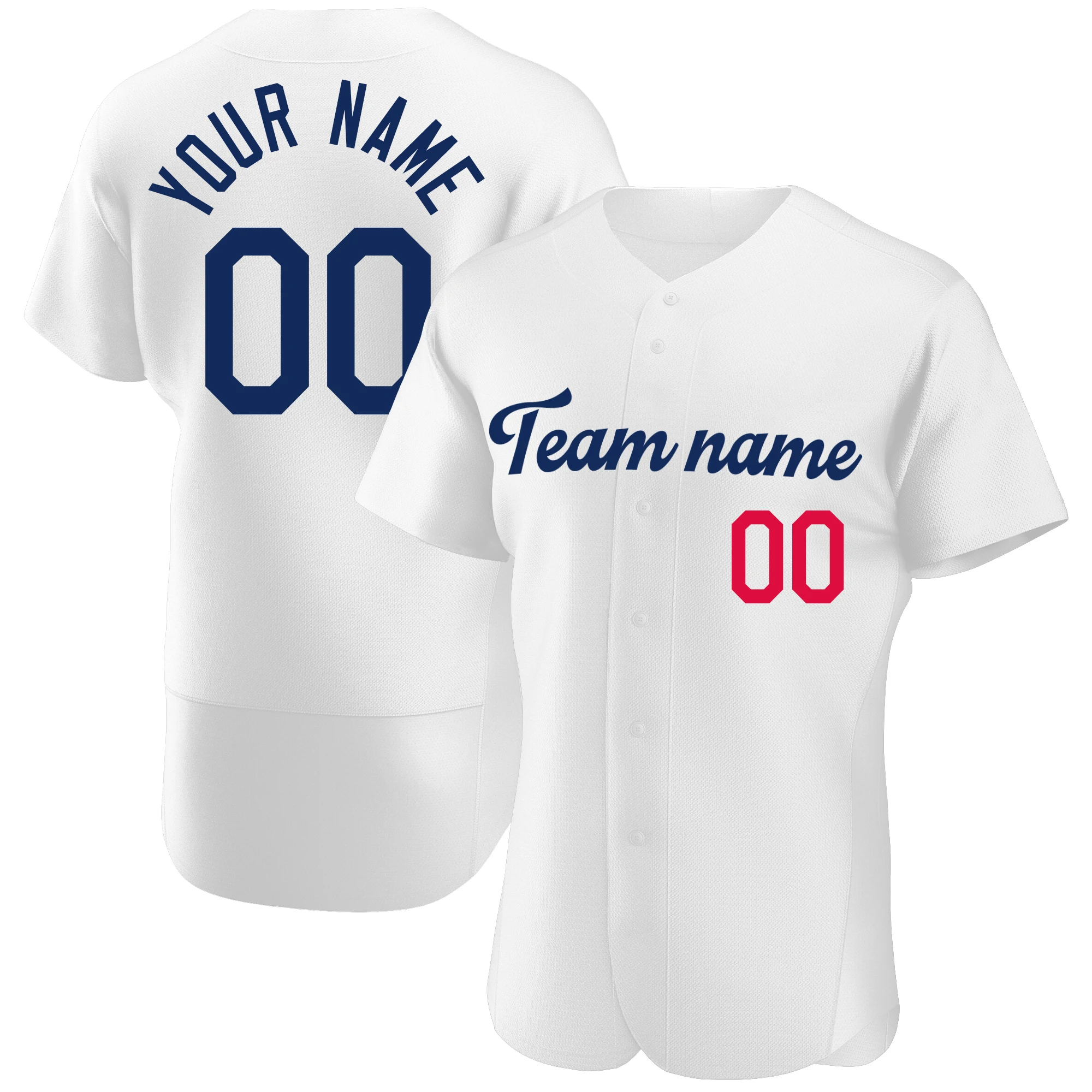 Custom Baseball Jersey Full Sublimated Novelty Button-down Short Sleeve Sports Tee Shirts for Men/Kids Outdoors Race Fitness