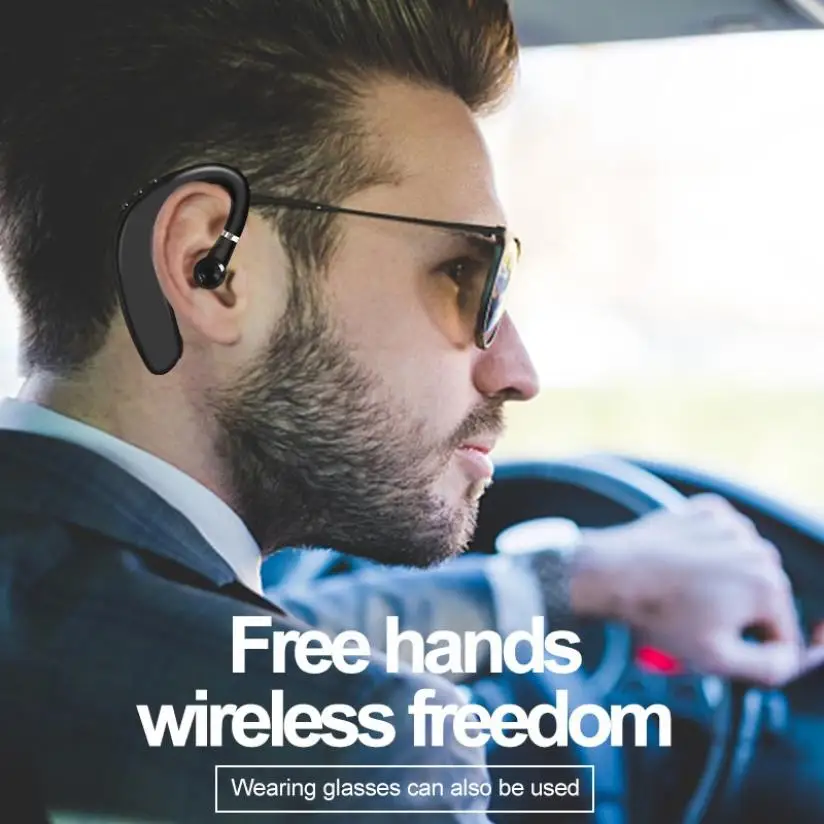 

S109 V5.1 Bluetooth Wireless Earphone Handsfree Business Headset Drive Call Mini Wireless Earphone Earbud for xiaomi with MIC