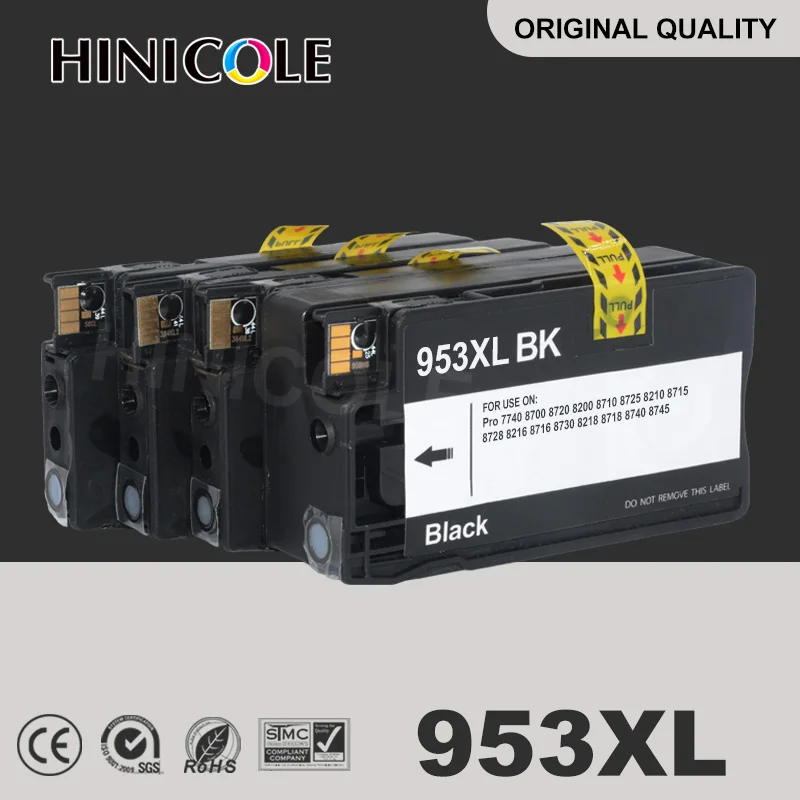 Чернильный картридж HINICOLE для HP 953XL 953 XL HP953 сменный Officejet Pro 7740 8210 8710 8720 8725