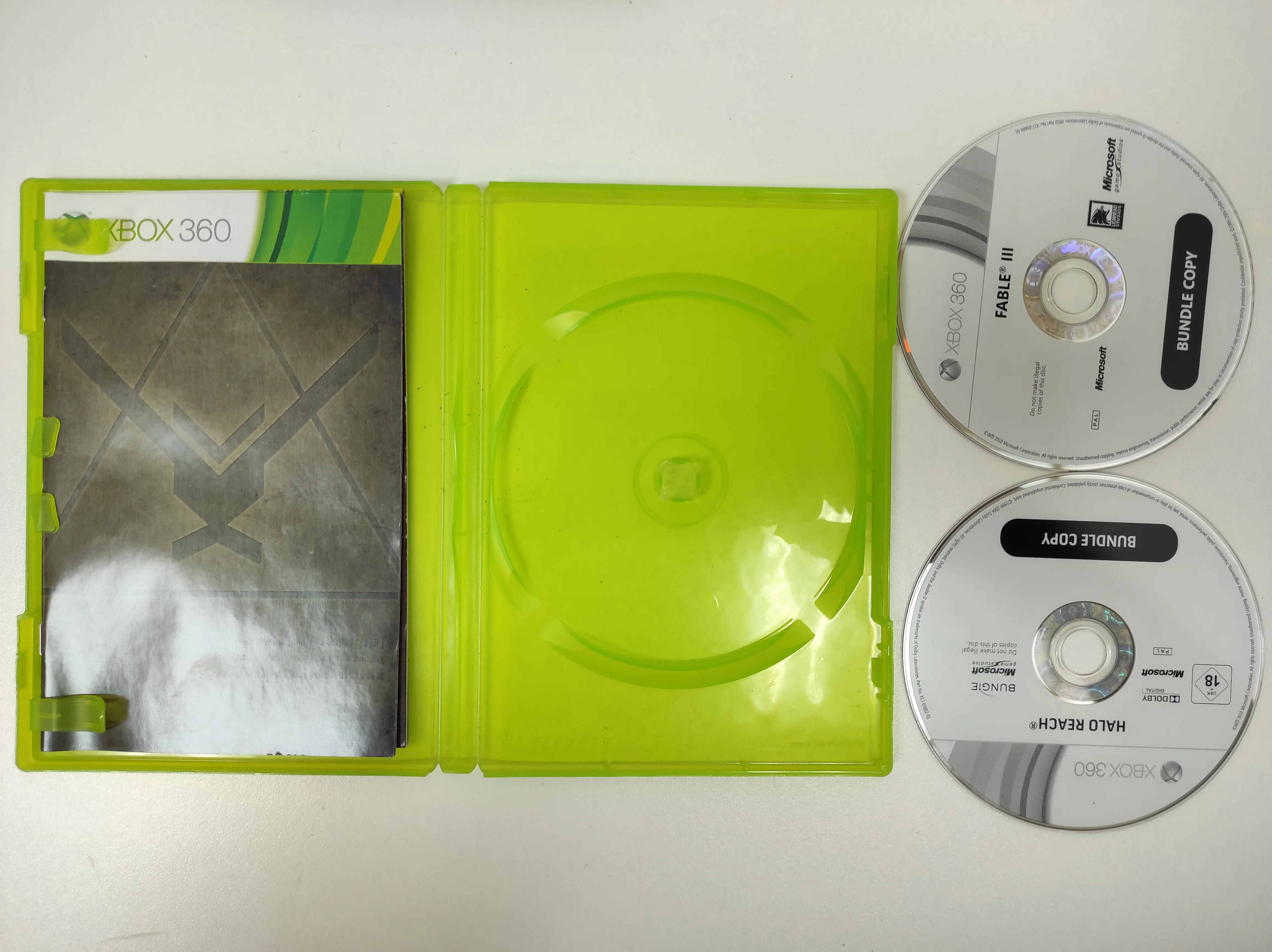 Игра на Диске XBOX360 Б/У Halo Reach (ENG) + Fable 3 (RUS) в лицензии |