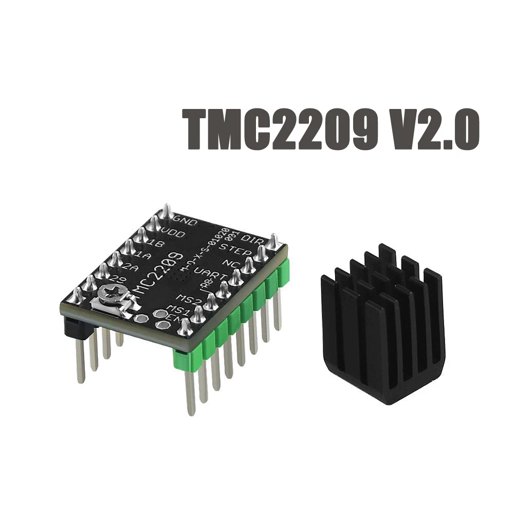 Драйвер шагового двигателя TMC2208 MKS TMC2209 V2.0 сверхтихий драйвер UART для Gen_L Robin Nano SKR V1.3