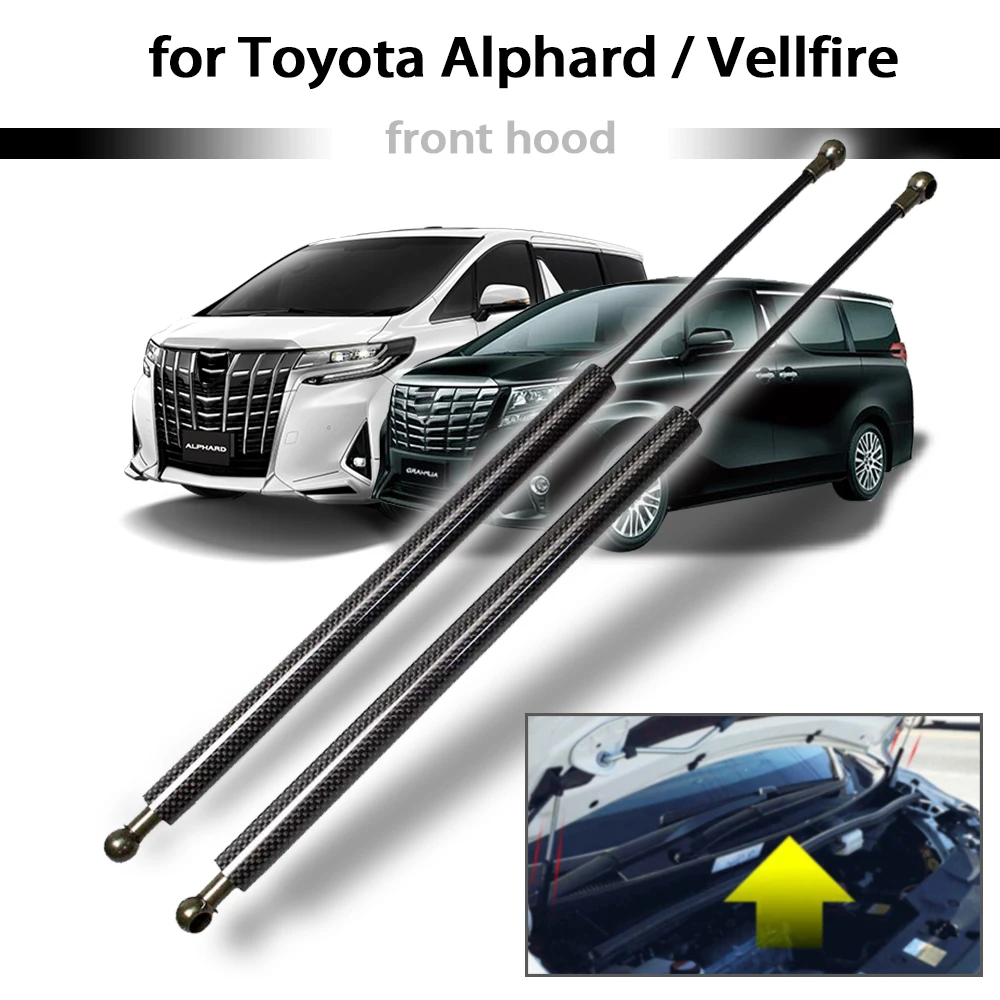 Для Toyota Alphard/Vellfire 30 серии- 2x передний капот изменить газовые стойки Лифт поддержка амортизатор