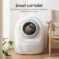 cat toilet intelligent automatic self cleaning cat litter box fully enclosed sandbox cat tray toilet rotary training detachable
