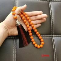 mistaka tasbih islamic bracelet orange resin muslim rosary gifts misbaha turkish jewelry arabic fashion eid ramadan mubarak