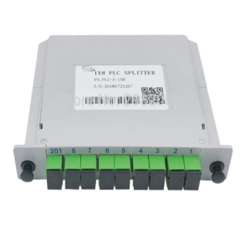 Распределитель волоконных Waveguide типа Sc Apc FTTH с 1X8 1/16 SC/APC/UPC PLC Planar 10 шт. | Мобильные