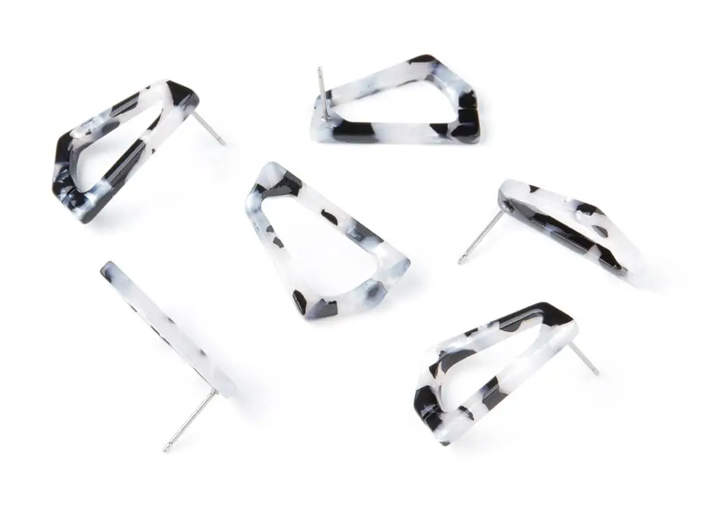 Ацетатные акриловые подвески для сережек-гвоздиков-подвеска геометрической