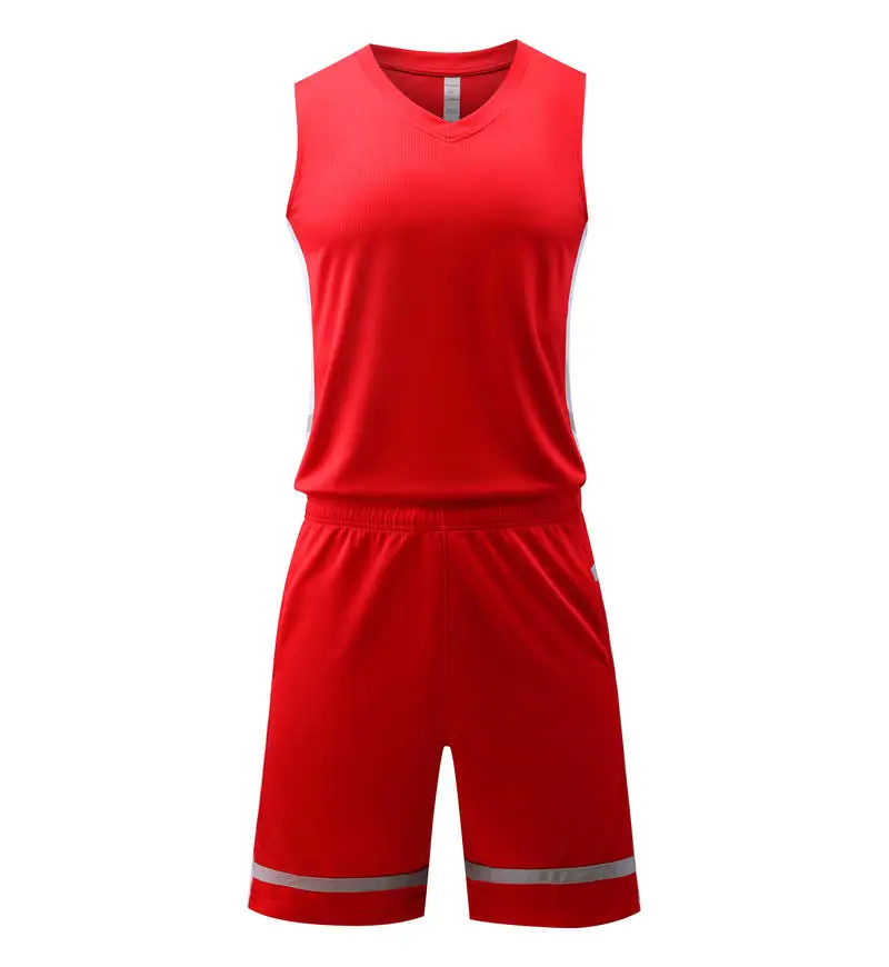 

LQ2001-6 Men Blank Basketball Wear Uniform Training Jersey Custom Club Basketball Clothing Jerseys Sets