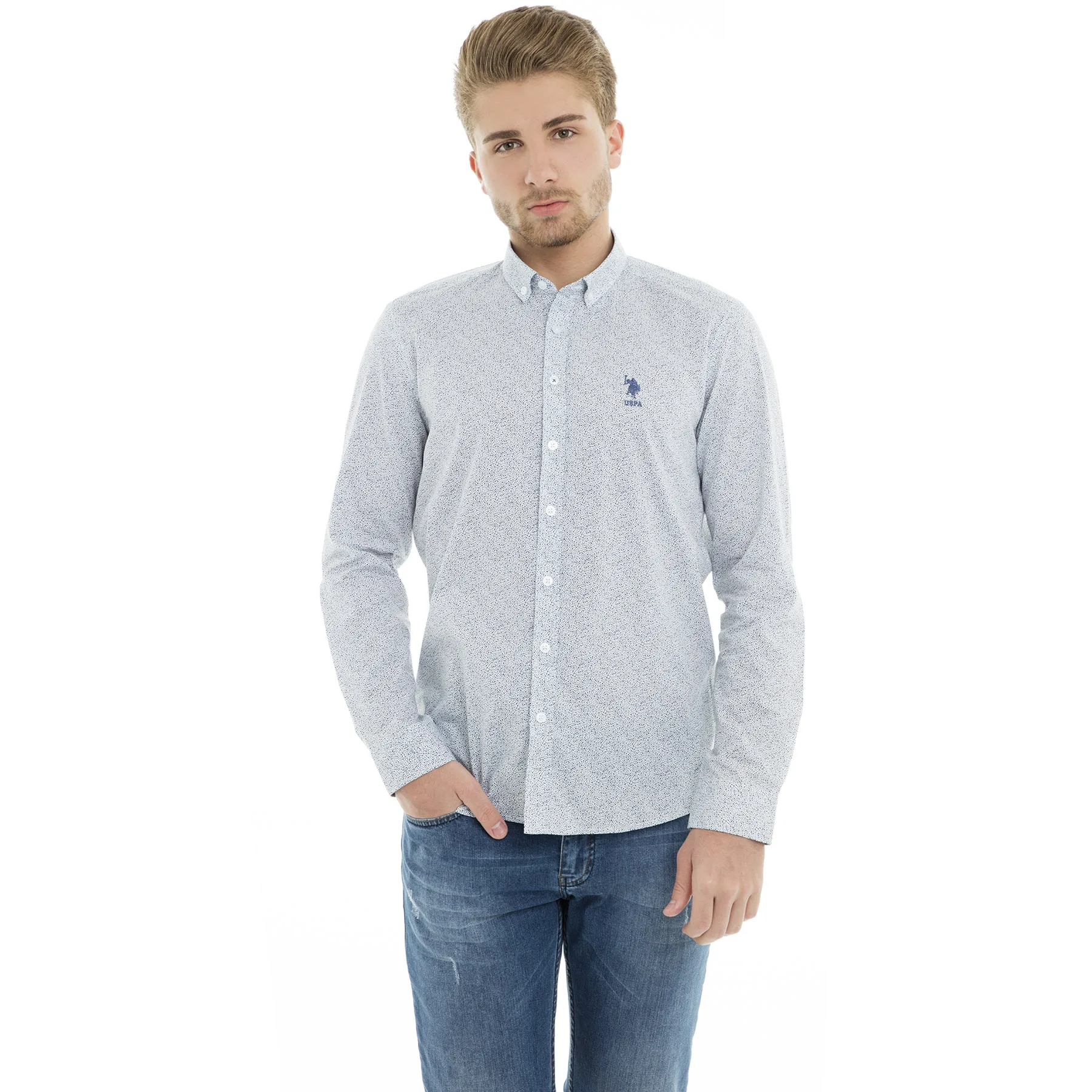 U.S. Мужская рубашка поло G081GL004 | одежда