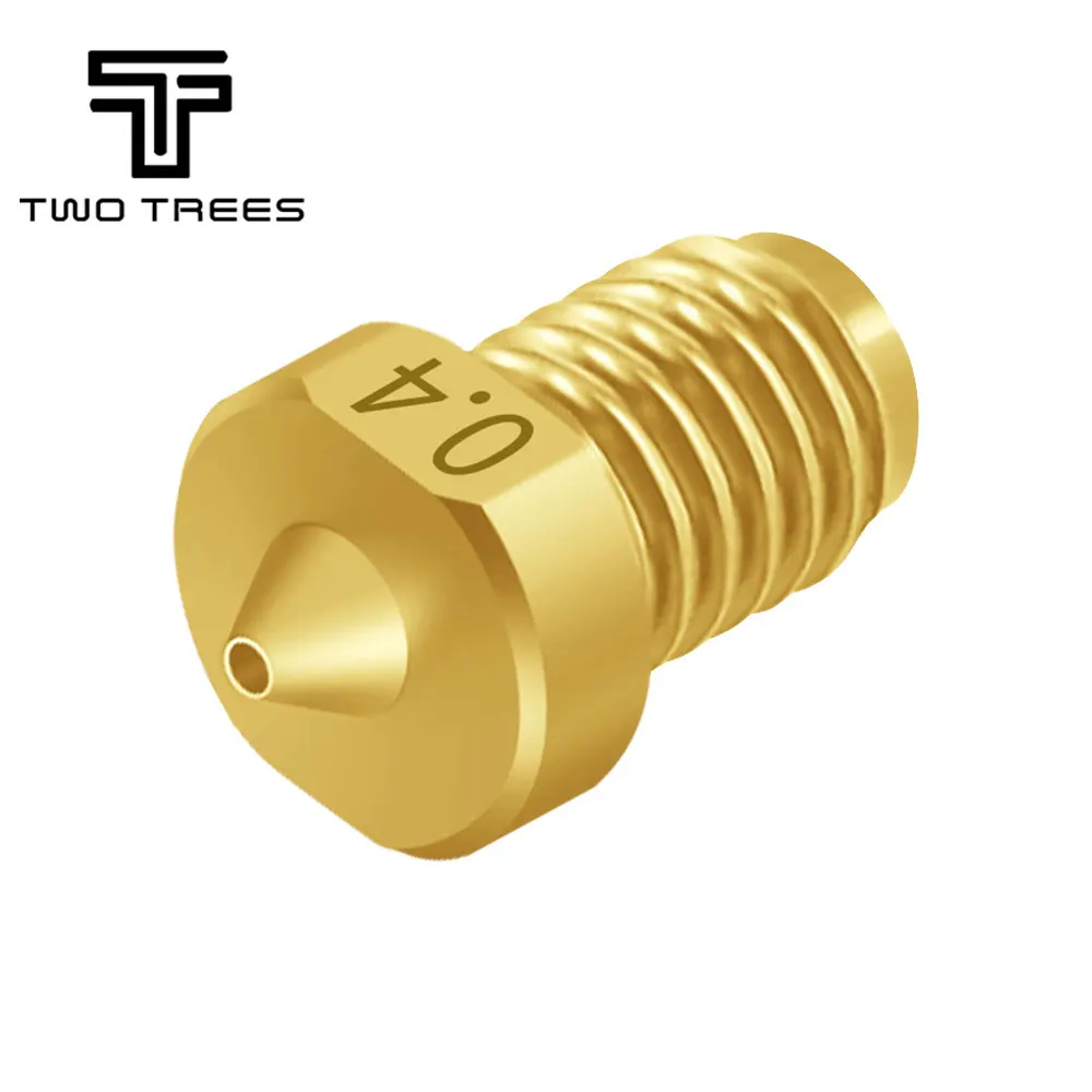 2 шт. детали для 3D-принтера E3D V6 латунная насадка TT 0 3 4 5 6 8 1 мм нити 75 Hotend Prusa I3 Mk3 -