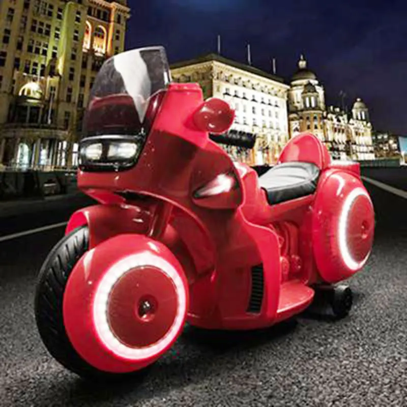 Электрический детский мотоцикл для детей электрический автомобиль езды на