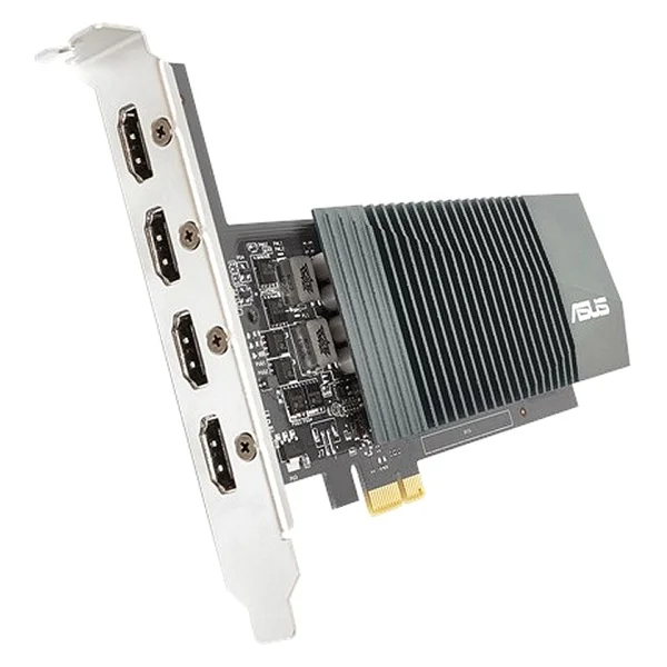 Видеокарта Asus NVIDIA GT 710-4H-SL-2GD5 2 ГБ DDR5 | Компьютеры и офис