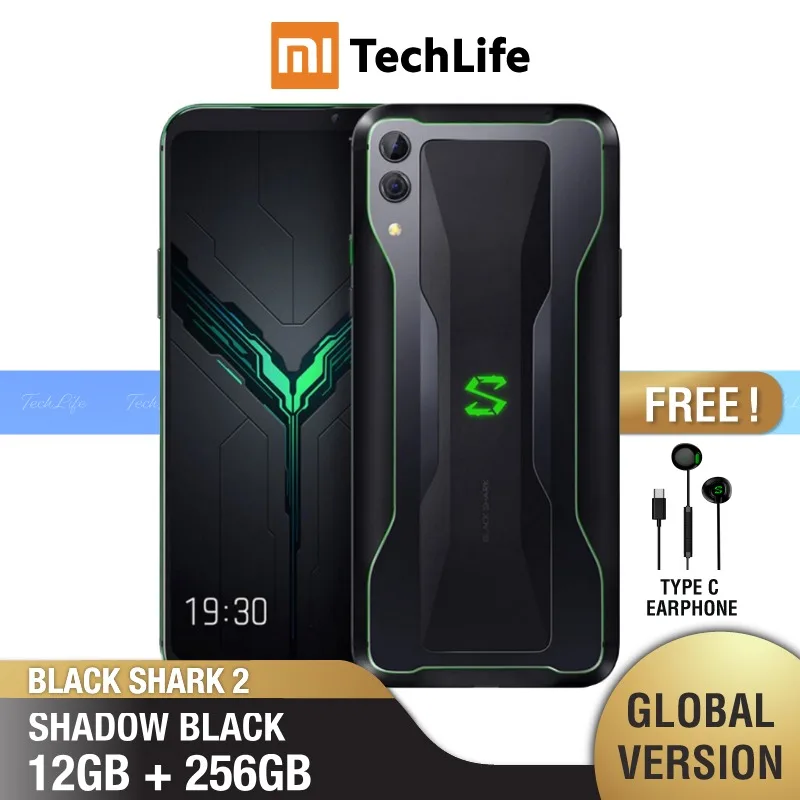 Глобальная Версия Black Shark 2 256 ГБ rom 12 Гб ram(абсолютно новая/герметичная) black shark 2, blackshark2, blackshark - Цвет: Shadow Black 256GB