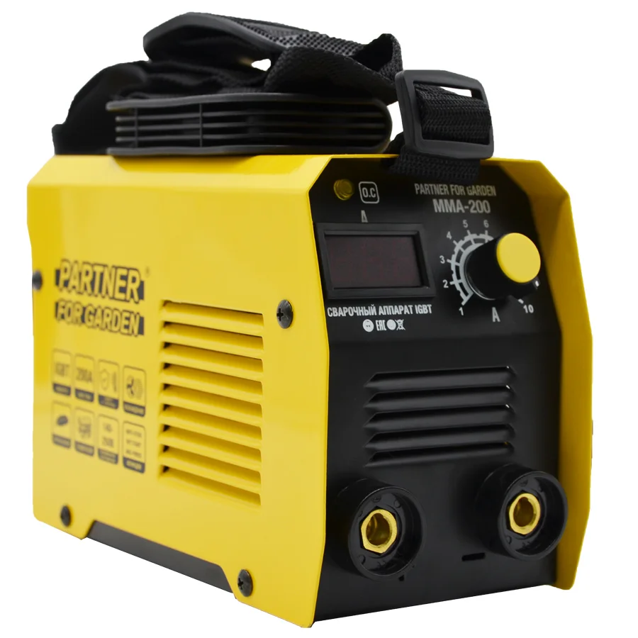 Фото Инверторный сварочный аппарат Partner For Garden MMA-200 (200А 60%Пв) Инструменты Инверторный сварочный аппарат Partner For Garden MMA-200 (200А 60%Пв) Инструменты