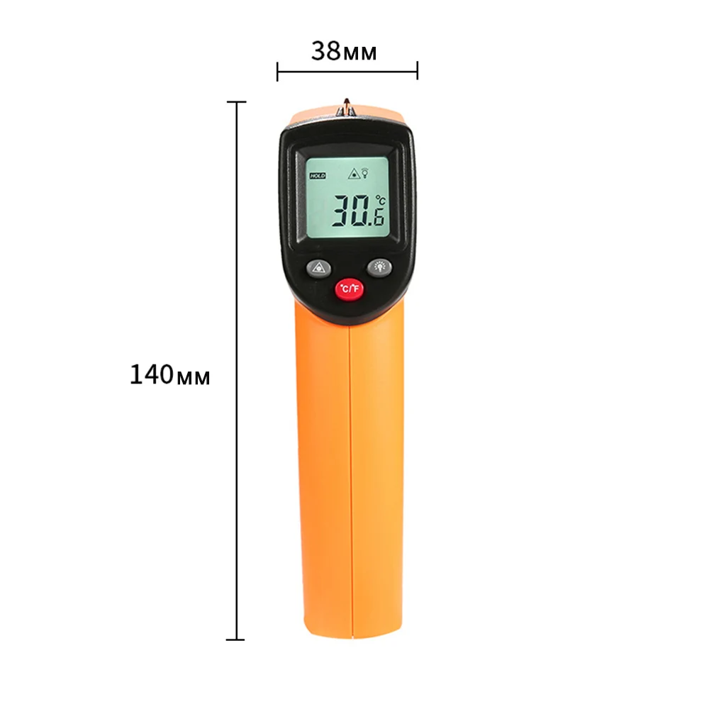 MOBUTA Термометр электронный бесконтактный не медицинский инфракрасный пирометр
