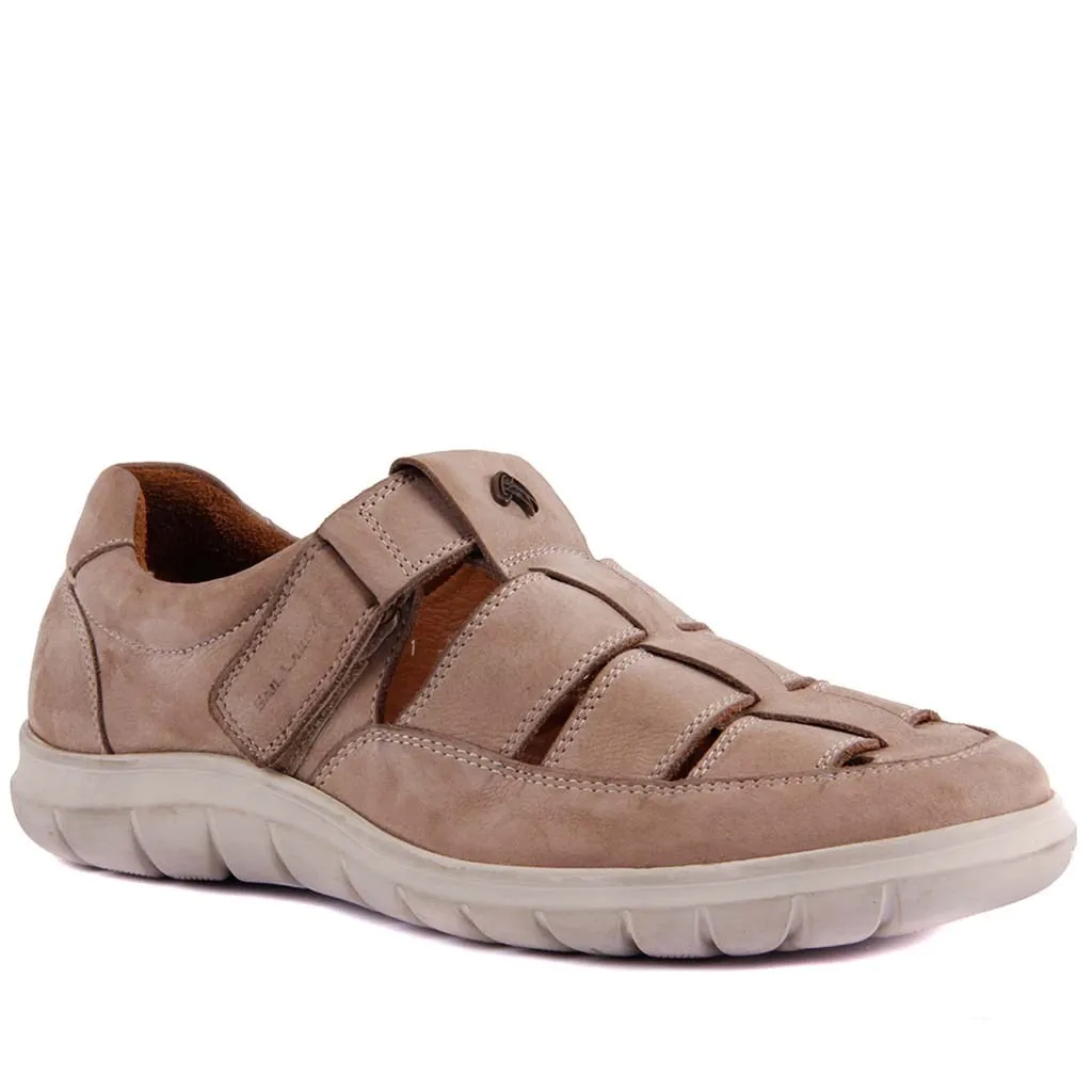 Sail Lakers-Бежевые мужские сандалии из нубука | Обувь