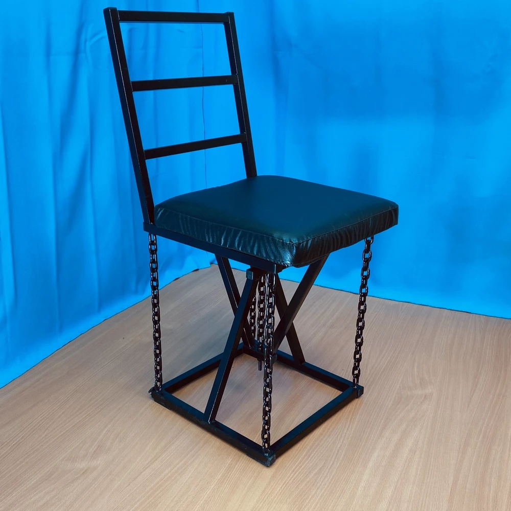 Стул ЛОФТ с мягким сиденьем на цепях New Victoria | Мебель