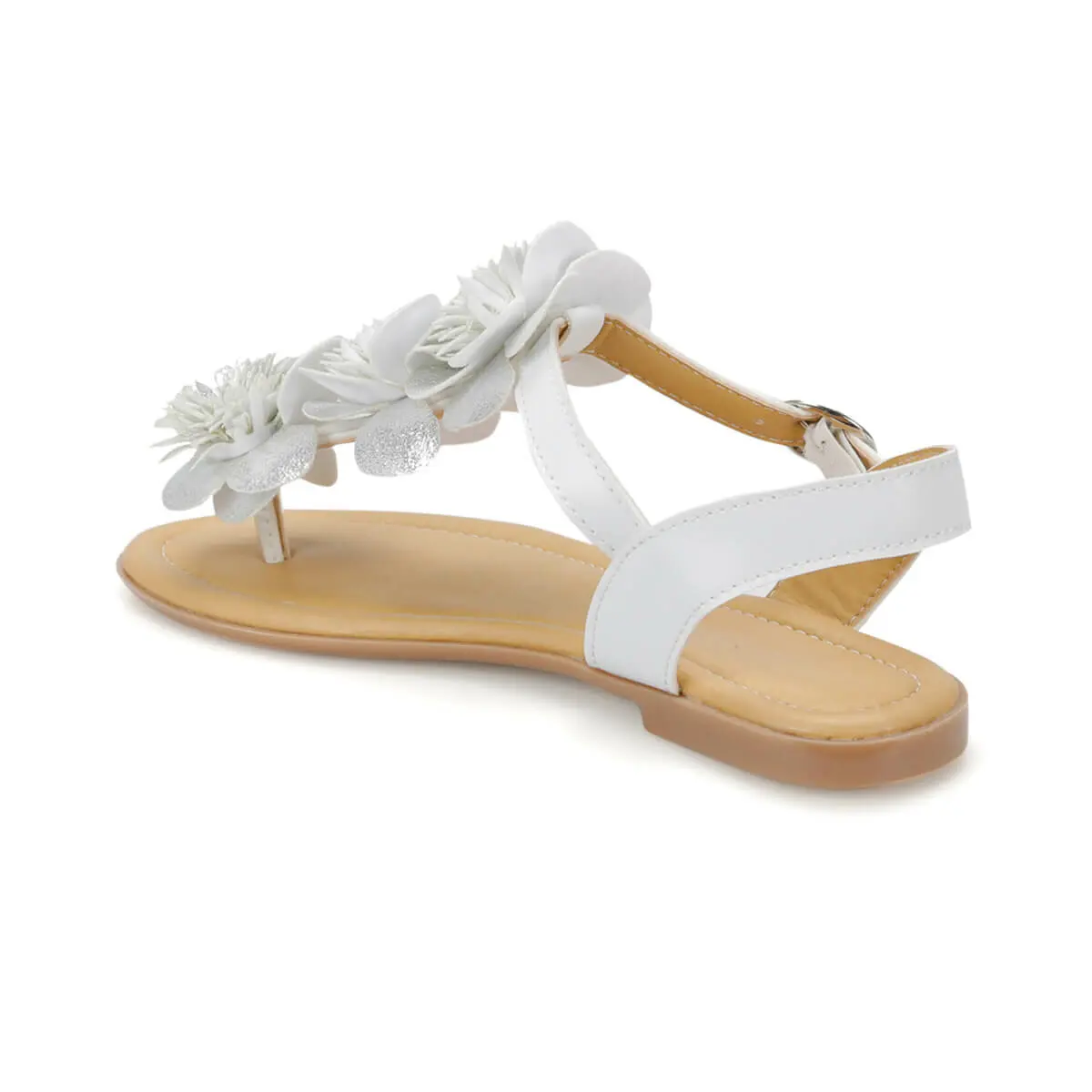 Белые женские босоножки Miss F FLO DS19102 | Обувь