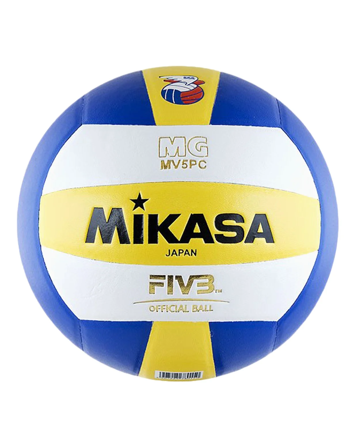 Мяч волейбольный Mikasa Mv 5 Pc|Волейбольные мячи| |