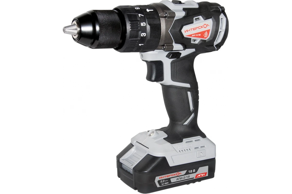 Шуруповерт ударный ИНТЕРСКОЛ ДАУ-13/18В (2 а/ч) 574.2.2.70 |
