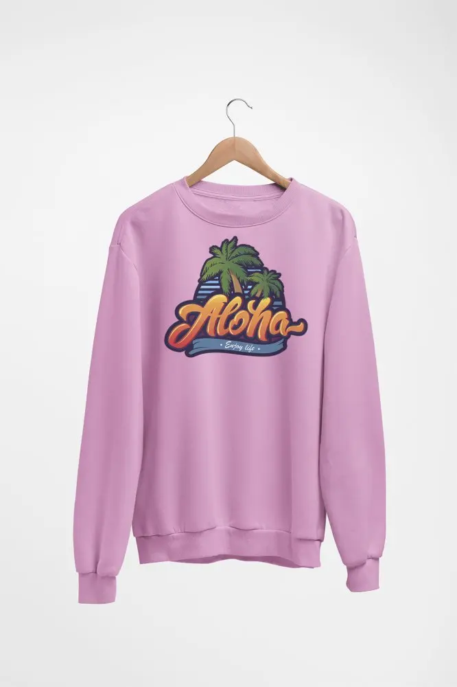 Женская толстовка Angemiel Wear с пальмами Aloha | одежда