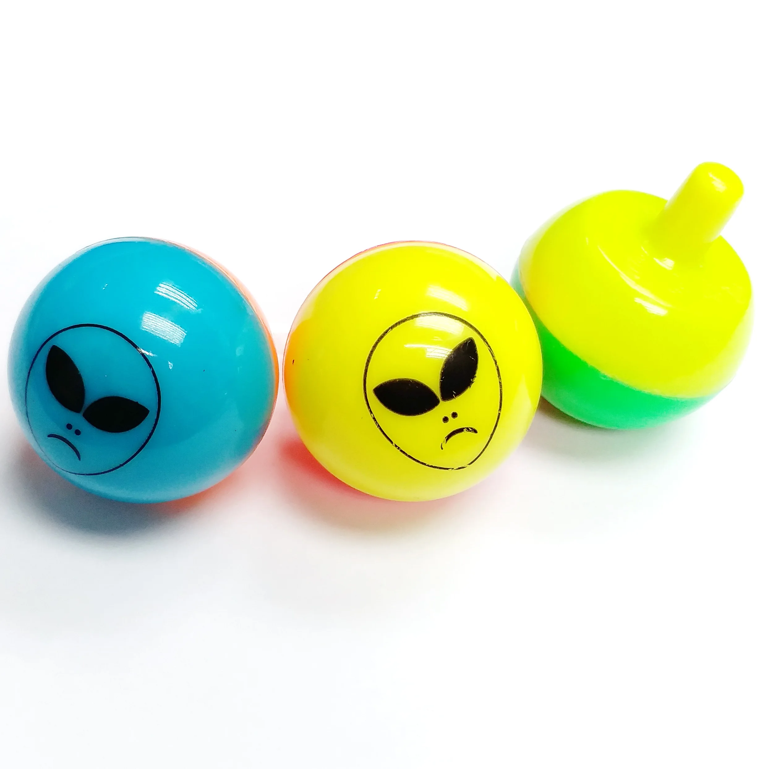 

12 pc Alien Spin Tops Boy Girl Kids Toys Spinner Birthday Party Favor Pinata Bag Filler Loot Gift Novelty School Classroom Prize