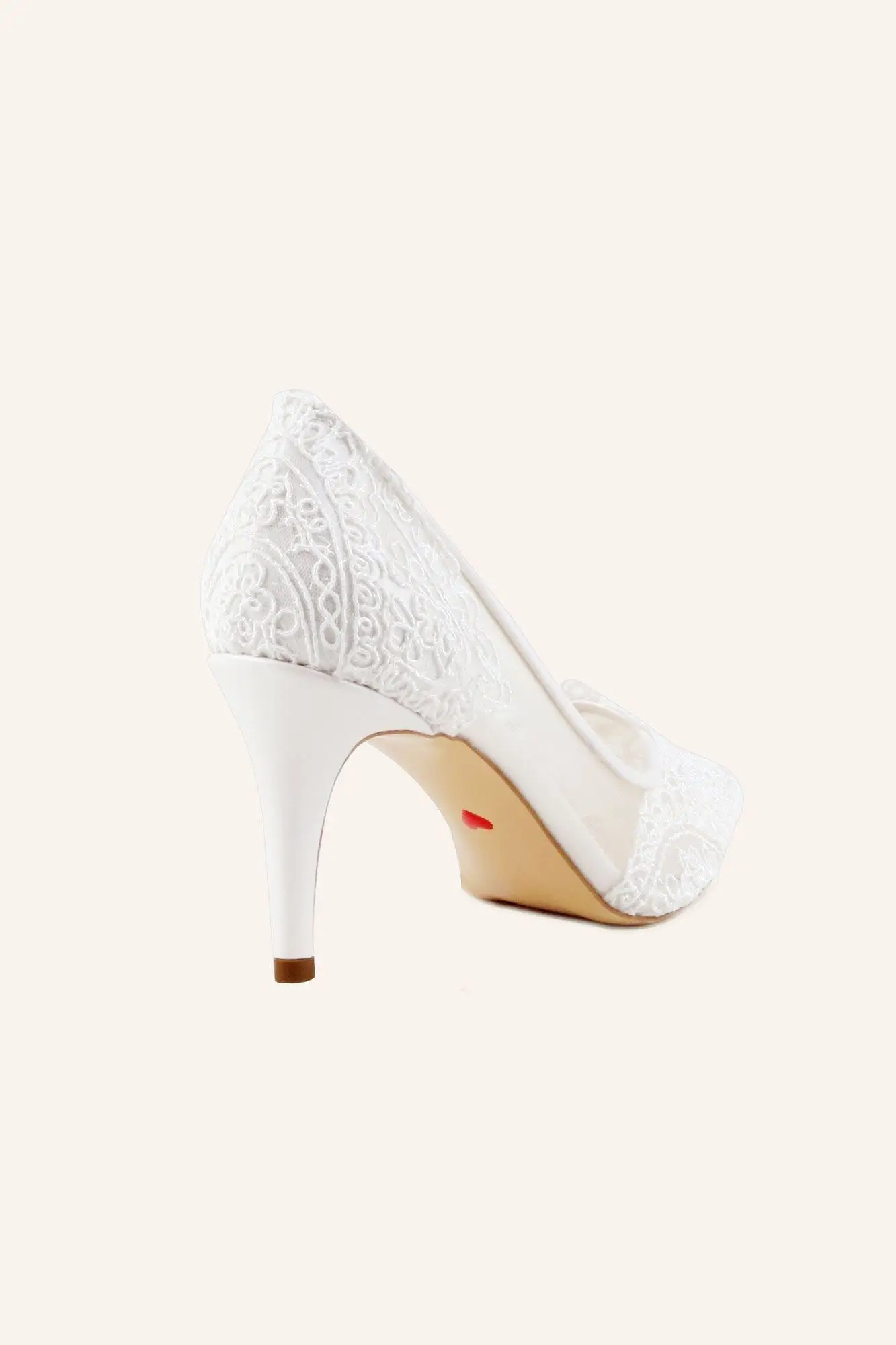 

White Flower Pumps New arrival womens wedding shoes Bride High heels platform shoes for woman ladies party dress shoes