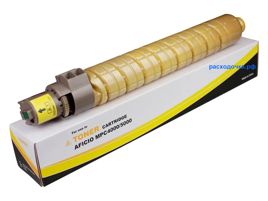 Картридж для Ricoh Aficio MP C4000 C5000 C4501 C5501 (тонер Mitsubishi) желтый|Картриджи с тонером| |