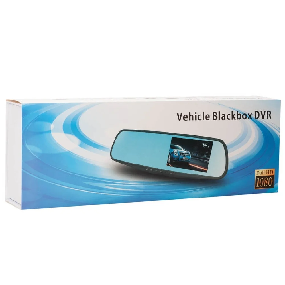 Зеркало-видеорегистратор Vehicle Blackbox DVR с камерой заднего вида | Автомобили и
