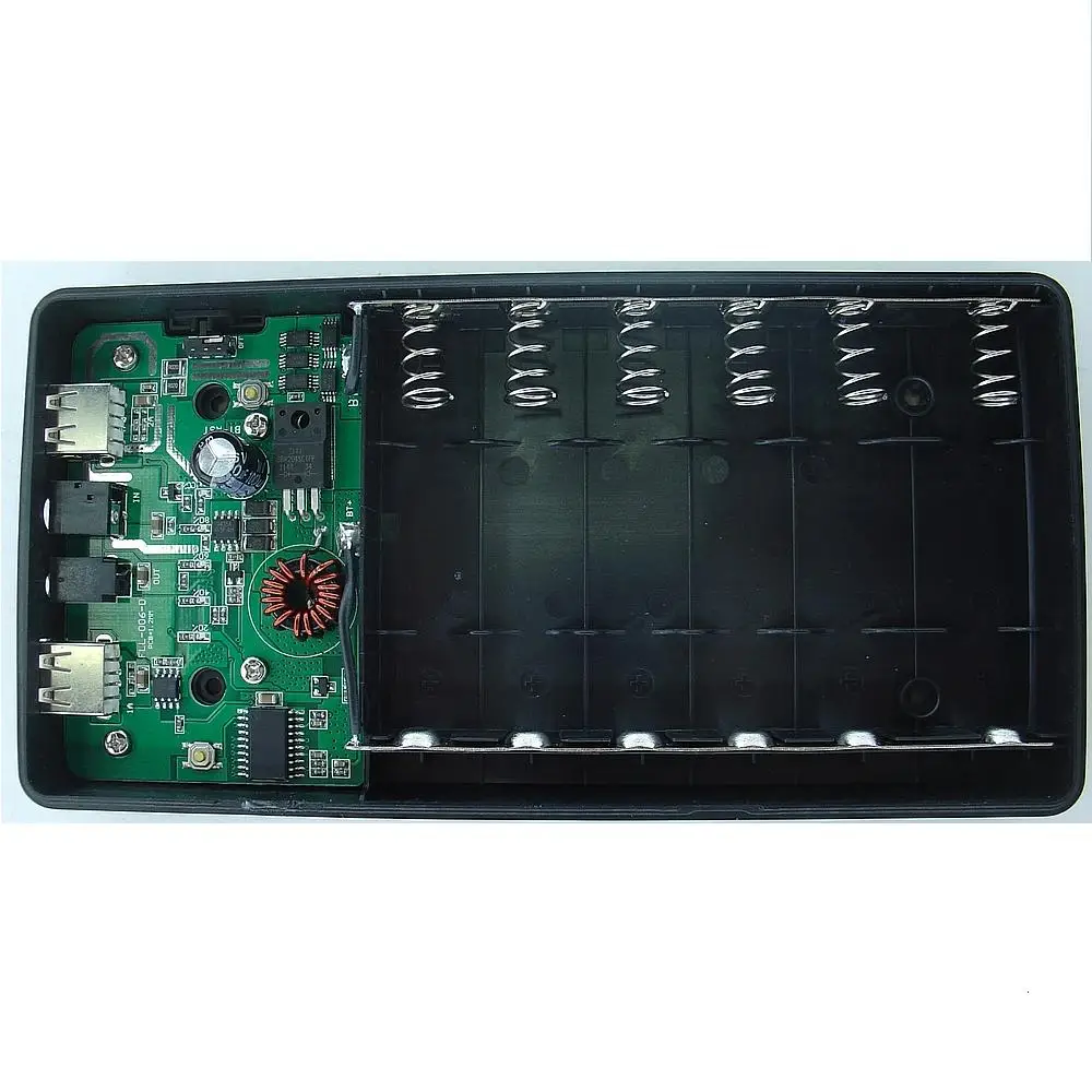 Power Bank QD186 TY на 6 аккумуляторов 18650 выход 5V 5 6V 9V 12V|Внешние аккумуляторы| |