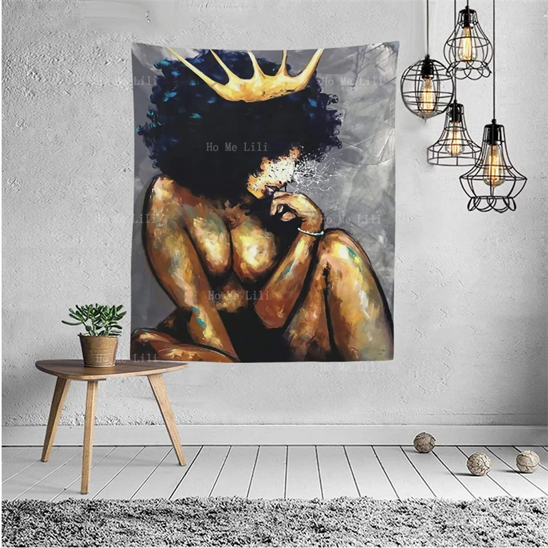 Сексуальная Корона черная девушка афроамериканская Эротика Афро Королева волос