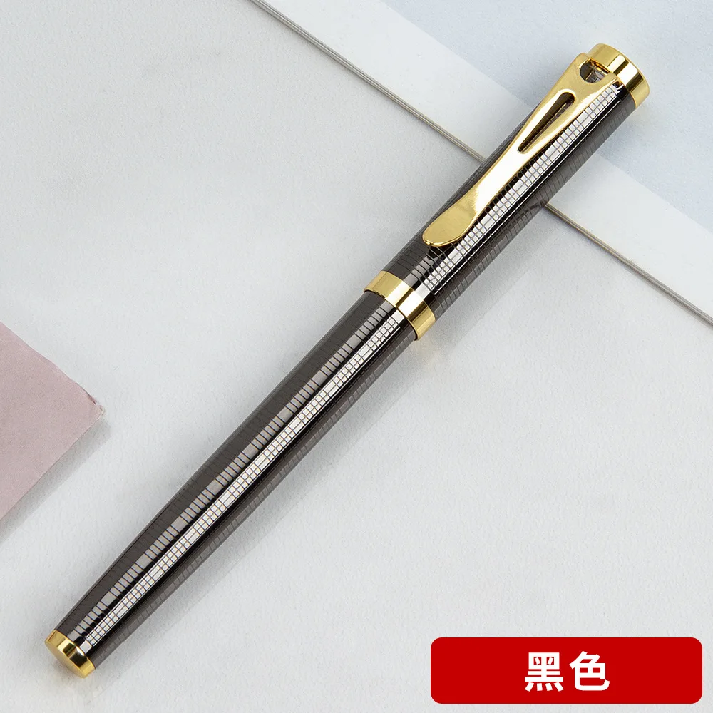 

Metal fountain pen set signature can replace ink sac high-grade business fountain pen D-6157