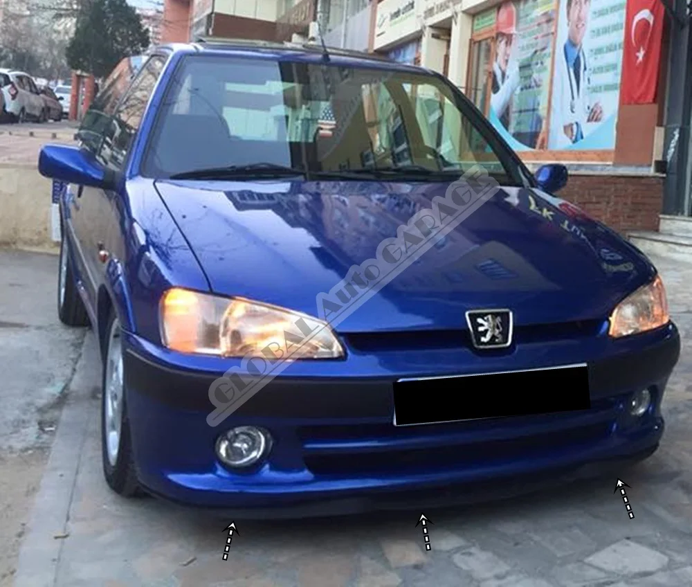 Для Peugeot 106 CUPRA R передний спойлер бампер губа 1991-2000 года Европейский Универсальный
