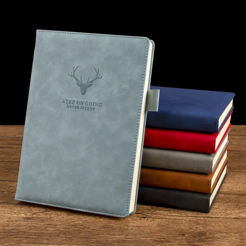 

360 Page Super Thick PU Leather Notebook A5 Student Office Agenda Journal Books Simple Diary Business Stationery Notepads