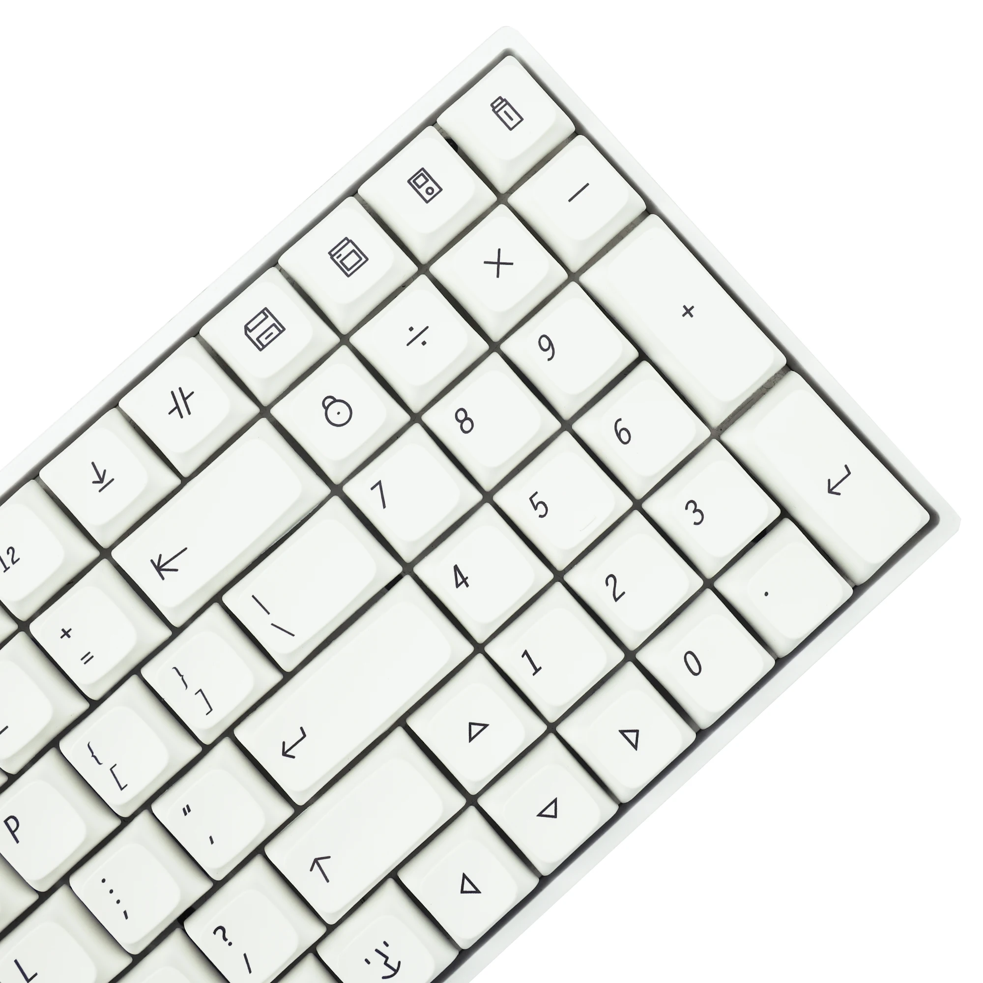 YMDK 137 Mac колпачки клавиш XDA профиль нормкор стиль краситель Sub PBT белый для 104 TKL 60% 96
