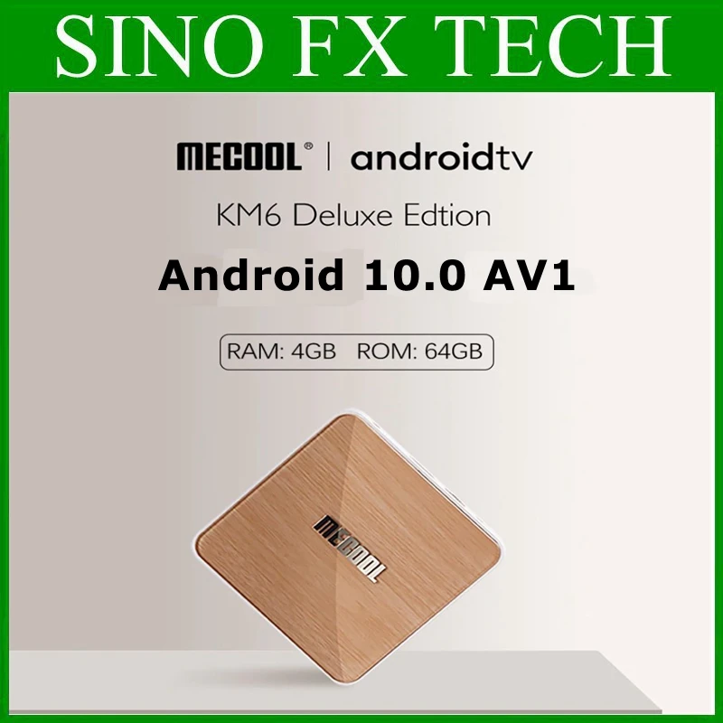Mecool KM6 в ТВ Amlogic S905X4 AV1 Смарт Box Android 10 4GB 64GB 2 4G 5G Wi Fi 6 Bluetooth 4 к HD декодер каналов