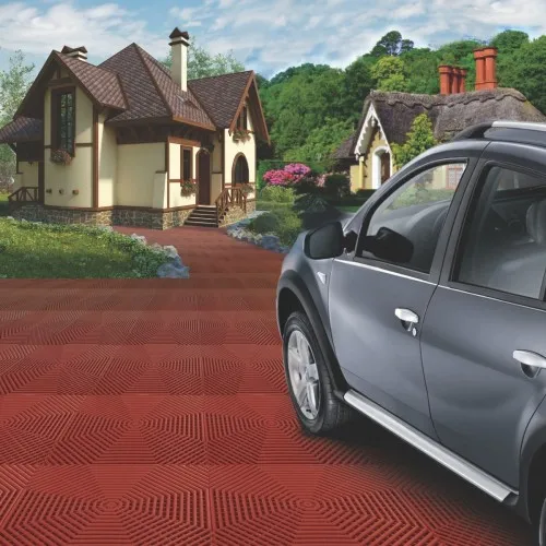 Плитка для садовых дорожек Helex 40х40х1 8 (6 шт) терракотовая |