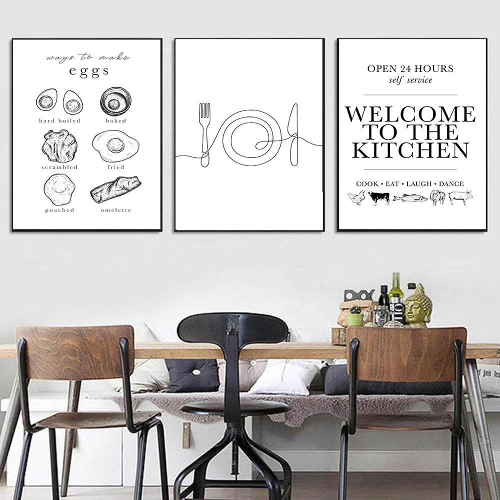 

Coffee Cup Abstract Line Drawing Art Print Black White Minimalist Poster Wall Art Canvas Painting Cafe Shop Kitchen Modern Decor