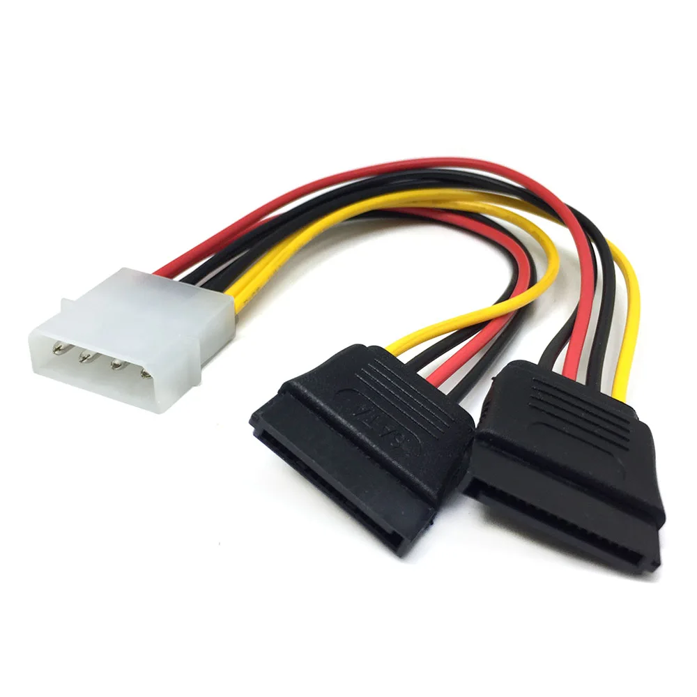 Переходник питания SATA-устройств 1big to 2SATA / 4pin 2 sata molex 2/ | Компьютеры и офис