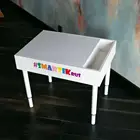 Световая песочница  Smartik с белой крышкой и открытым пеналом