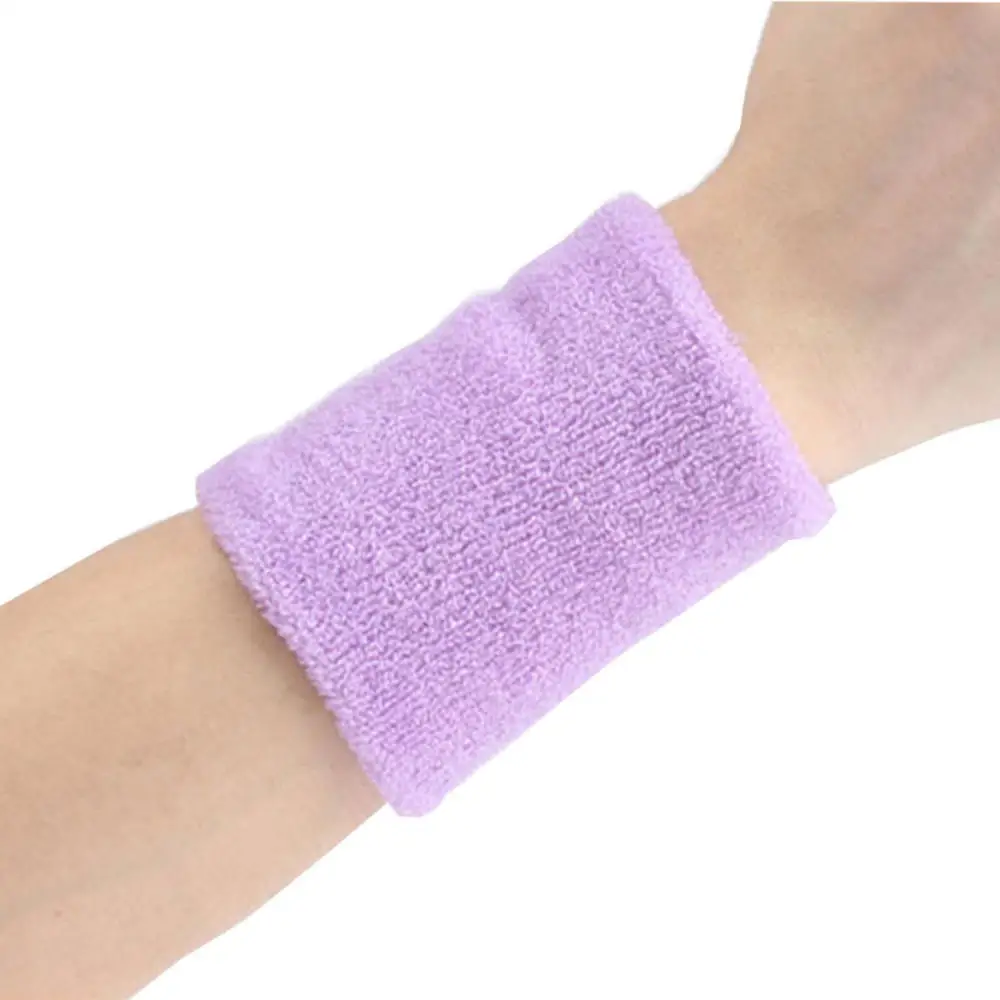 

Color Sweat-absorbent Arm Sleeve Basketball Badminton Table Tennis Sports Sweat-absorbent Cotton Wristband